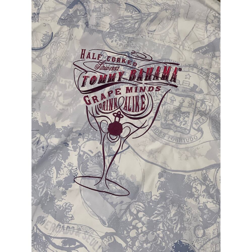 Tommy Bahama Short Sleeve Buttonup, 100% Silk,‎ Embroidered, 3XL, 892-Y - Picture 4 of 6